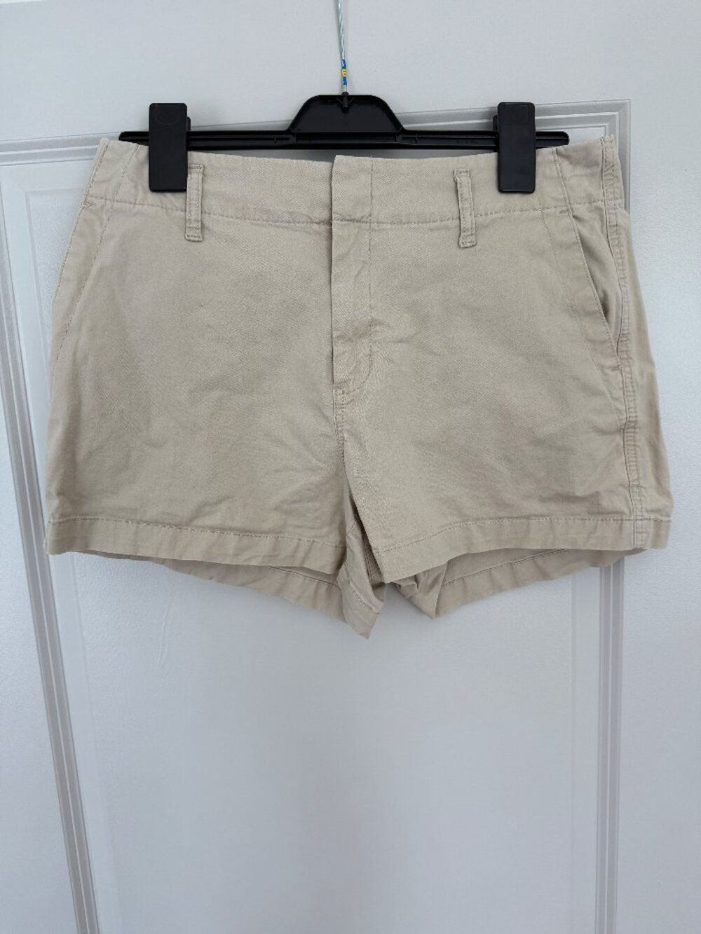A New Day Womens Khaki Chino 3" Shorts Stretch Cotton